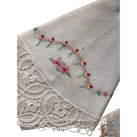 Antique 1919 Set Of 3 Dutch Art Deco Deadstock Handkerchief in Original Box - Picture 14 of 14